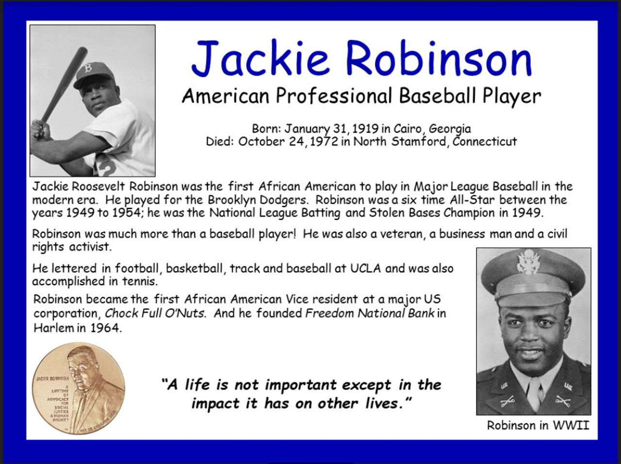 Jackie robinson 5 paragraph essay