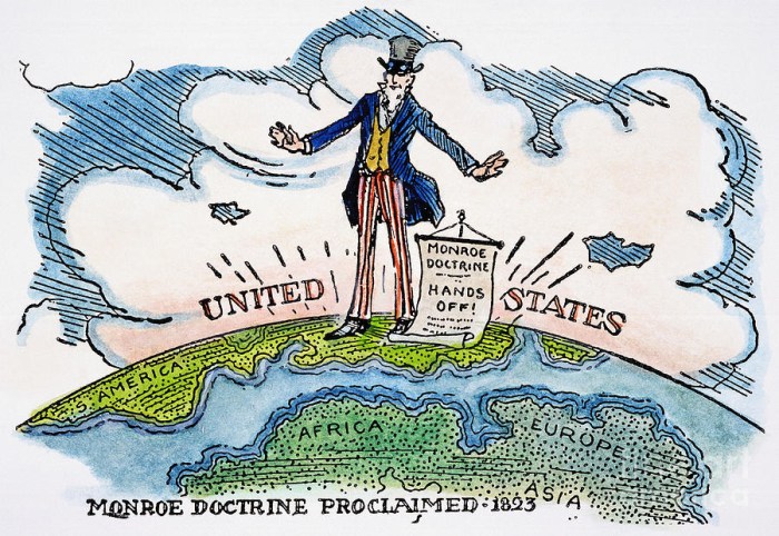 Monroe doctrine cartoon cartoons comics cartoonstock uncle sam