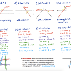 Quiz parallel lines and transversals