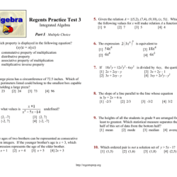 Regents exam questions s.id.b.6 regression 1